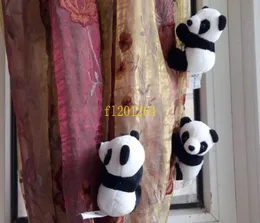 50pcslot Panda plush doll mini stuffed animal 10cm soft panda Curtain Clip For children8468277