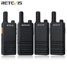 Diğer Spor Malzemeleri 15mm Ultrathin Mini Walkie Talkies 4 PCS Retevis RT622P Tip C şarj Walkietalkies PMR4 Profesyonel Taşınabilir Twoway Radio 231110