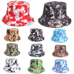 Стингевые шляпы с краевой шляпой INS Camouflage Fisherman Hat Male Jungle Print Doubled Hat Army Army Hat Hat Leisure Альпинизм рыбацкая шляпа Panama Gorros 230411