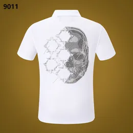 Plein Polo Shirt Mens Designer T koszule pp marka odzież czaszka Mężczyźni Koszulki klasyczne wysokiej jakości hip hop streetwear