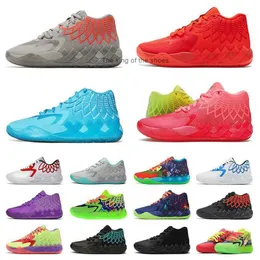 Morty Mens and Fashion Basketball Rick Shoes Lamelo Ball MB.01 Mortys Galaxy Not From Here Queen City Black Blast Buzz City Trainers Sport Sneakers Storlek 40-46MB.01