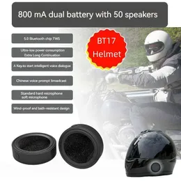 BT17 Bluetooth шлем 5.0 гарнитура беспроводная громкая связь стерео наушники мотоциклетный шлем наушники динамик
