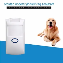 Freeshipping NOVO 433 MHz 8684 MHZ Sem Fio Pet Imune PIR Detector de Movimento Sensor Com Cor Branca para Segurança Doméstica para nosso Alarme G5S S Dgcs