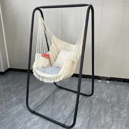 Camp Furniture Camping Hammock Travel Pool Portable Hanging Bed Chair With Bracket Garden Swing Stand Beach Outdoor Folding