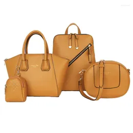 Designer bags Evening Bags 4pcs Fashion High Quality Capacitybrand Designer Leather Puwomen's Shoulder Bag Messenger Solid Color Retro 2023