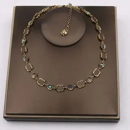 20 цветов, роскошные дизайнерские ожерелья с подвесками в виде букв, женские 18-каратные позолоченные кристаллы, горный хрусталь, ожерелье, цепочка, ювелирные аксессуары