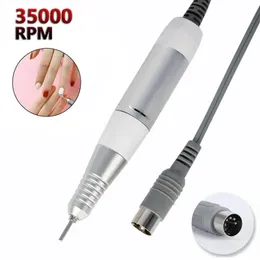 Nail Manicure Set Electric Art Drill Pen 35000 rpm Handle File Polish Grind Machine Handpiece Pedicure Tool 231110