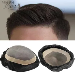 Men's Children's Wigs Men Capillary Prosthesis Fine Mono NPU Human Hair Wigs For Men Toupee Straight Wave Indian Hair Natural Replacement System YQ231111