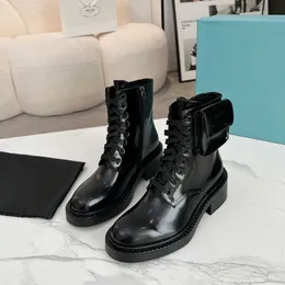 Fashion women's fashion designer Martin boots and nylon boots military style black combat bag35-40