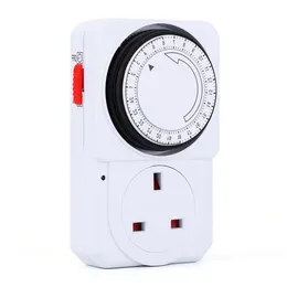 Freeshipping Mechanical Kitchen Cooking Home Timer Smart Socket Switch Plug Counter 24 Hours Alarm Timer IDRQV