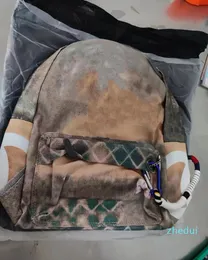 Limited Edition Graffiti Canvas Backpack - Retro Doodle