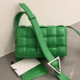 حقيبة مصممة Crossbody Bag 19cm حقيبة كتف فاخرة 10A مرآة الحملات Lambbskin Leather Messenger Bag Intreccio Leather Righ