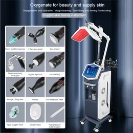 RF Lifting PDT Light Therapy Micro Current Oxygen Jet Peel Facial Microdermabrasion Machine