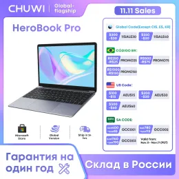 Chuwi Herobook Pro Laptop 14,1 tum FHD -skärm Intel Celeron N4020 Dual Core 8 GB RAM 256 GB ROM Windows 11 OS Mini HD Notebook