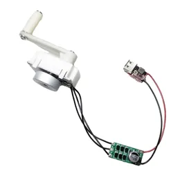 DIYハンドクランクモーターギアジェネレーターキットサバイバルパワーバンク緊急USB充電器