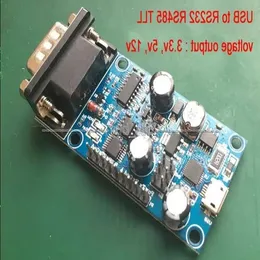 دوائر متكاملة USB إلى RS232 RS485 232 485 TLL Serial Port Outding Signal 33V 5V 12V Microcontroller Board CP2102 XATCK