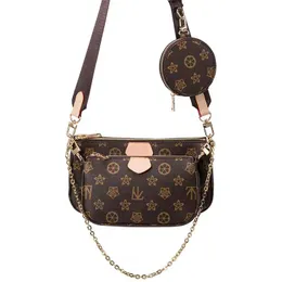 nuovo stilista Borse a tracolla da donna Multi Pochette Accessori Borse moda in vera pelle Borse Fiore Mini 3 pezzi Set da 3 pezzi Crossbody 9913