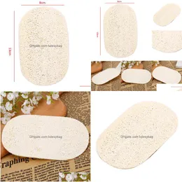 إسفنجات تجوب وسادات لوفاه غسل ​​غسل تنظيف تنظيف تنظيف Sponge Scrub Pad Pad Bad Tool Nature Bath Brush Bowl Clean Dhobl