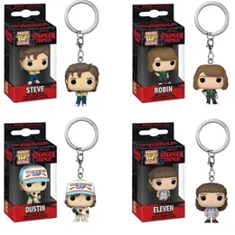 Anime manga Stranger Things Keychain Eleven Figür Koleksiyonu Oyuncak 230410