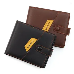 Wallets Vintage Small Men's Wallet Genuine Leather Short Purse Men Hasp Zipper Clutch Solid Porte Feuille Hommes Monnaie Homme