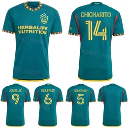 Los Angeles La Galaxy Soccer Jerseys 44 Raheem Edwards 7 Efrain Alvarez 24 Jalen Neal 9 Dejan Joveljic 18 Kelvin Leerdam 5 Gaston Brugman Football Shirt Kits 23/24