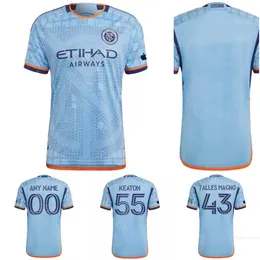 New York City Soccer Jersey 43 Magno 11 Pereira 10 Rodriguez 55 Parks 3 Cufre 24 Gray 17 Pellegrini 4 Chanot 13 Martins 35 Ilenic 7 Morales Football Shirt Kits 23-24 FC