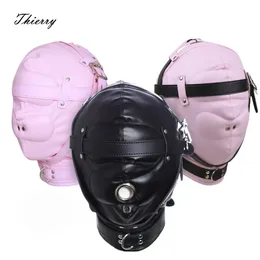 Adult Toys Thierry Couple Games the Total Sensory Deprivation Hood Restraints Experience Fetish Bondage Sex for Women 230411