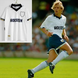 Tottenhamsretro Futbol Formaları 1983 84 86 Spurs Klinsmann Gascoigne Anderton Sheringham 1991 92 93 94 95 98 99 Vintage gömlek 2006 07 08 09 10 Klasik Futbol Gömlek