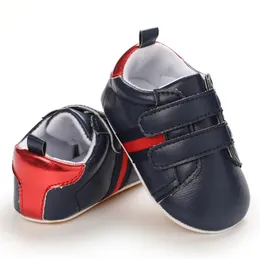 Baby First Walker Boy Shoes Sneakers Autumn Solid Unisex Crib Shoes Infant Pu Leather Footwear Toddler Moccasins Baby Girl Shoes 0-18mos A05