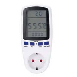 Freeshipping Digital Voltage Wattmeter Energy Meter plug Power Analyzer Electronic Consumption Measurement Switch Tqvro