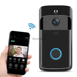 Doorbells Smart Camera Wifi Doorbell 720p Video Intercom Wireless Doorbell Cloud Storage Aiwit App Rainproof Home Security Camera YQ231111