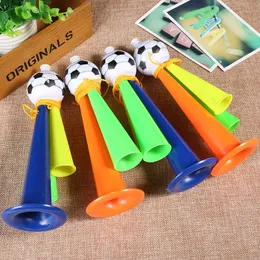 Noise Maker 5 Pieces Football Horn Cheering Shout Party Festive Birthday Nontoxic Share with Friends and Family 230411