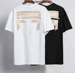 Fashion Summer Brand Offs t Shirts Mens Ows Religious Oil Painting Direct Spray white red black T shirts Hip Hop Short Sleeve Loose ofesMen Tops Tees T-shirt RCOX