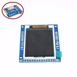 FreeShipping 10pcs Mini 18 Inch Serial SPI TFT LCD عرض مع محول ثنائي الفينيل متعدد الكلور IC 128x160 DOT MATRIX 33V 5V IO INERFACE CMMPATIBL PBOO