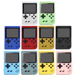 Spielkonsole Handheld Portable Game Players Retro-Videokonsole kann 400 Spiele speichern 8 Bit Buntes LCD-Video Mini Doubles 10 Farben