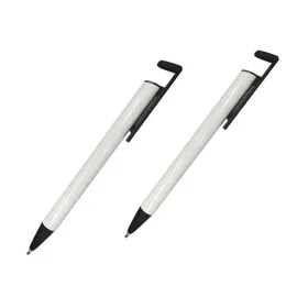 100pcs US Warehouse Sublimation Pen Pen puste przenoszenie ciepła długopis z kurczącym się opakowaniem biały aluminium dostosowane