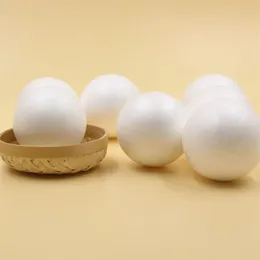 Vit modellering 10st Lot 70mm polystyren Styrofoam Foam Craft Ball för DIY Christmas Party Decoration Supplies Kids Gifts280J