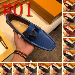 81MODEL High Quality luxurious Italian Men Designer Loafers Shoes Blue Red Black Moccasins Soft Real Leather Formal Party Casual Wedding Slip on Dress Shoes