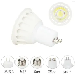 GU10 GU5.3 F Lens Spotlight LED AC 85-265V Ingen dimbar DC12V Spotlampor Ljusa Cool Warm White Lamp