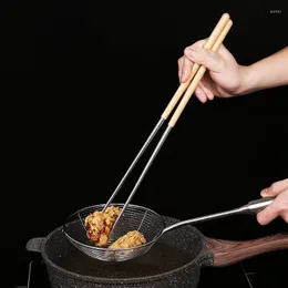 Pałeczki 304 Stal nierdzewna długie gotowanie makaron głęboko smażony garnek chiński metalowy metalowy pałeczka stołowa