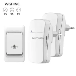 Türklingeln Drahtlose Außentürklingel EU UK US-Stecker 150M 23A 12V Batterie wasserdicht Smart Home Wanddurchdringungssignal Alarm Willkommensmelodie YQ231111