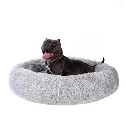 Kennele grube bawełniane łóżko dla psów duże pluszowe poduszka zimowa ciepła sofa odpowiednia dla kotów i psów Inne poduszki dla zwierząt domowych bardzo