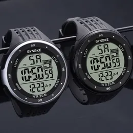 Zegarek zegarków synok cyfrowe zegarki cyfrowe sportowe Waterproof Watch LED Wyświetlacz LED Elektroniczny chronograf Masculino XFCS 230410
