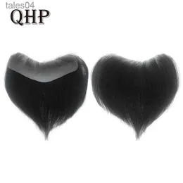Men's Children's Wigs Men Toupee Front Hairine 100% Human Hair Replacement System Natural Men's Capillary Prothesis Invisible Wig Man 6" Black Color YQ231111