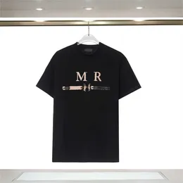 Limited Edition Tasarımcı Tişört 2023 Tavşan Yıl Yeni Çiftler Tees Sokak Giyim Yaz Moda Gömlek Sıçrama Midesi Mektup Baskı Tasarım Çift Kısa S-3XL
