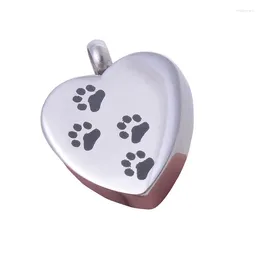 Pendant Necklaces Dog Ashes Keepsale Memorial Necklace Stainless Steel Cremation Urn Jewelry