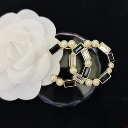 여자 Jewlery Pearl Crystal Brooches 디자이너 브랜드 브랜드 브로치 핀 패션 보석 액세서리 파티 선물