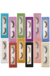 NEUES Design False Eyelash Case False Eyelashes Paper Box Cover Cosmetics leere Eye Lashes Package Boxes1175144