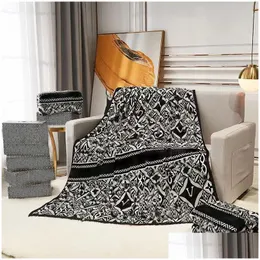 Other Home Garden Dapu Blanket Imitation Soft Wool Scarf Shawl Light Warm Lattice Sofa Bed With Box Drop Delivery Dhzfl