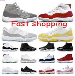 Sports Jumpman shoes 11s cherry sneakers basketball shoes 4s Black Cat University Blue 11 25th Concord Bred Cement Grey men women Sports Trainers Sneakers